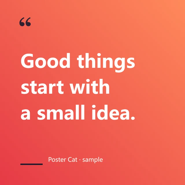 Example exports: Quote card