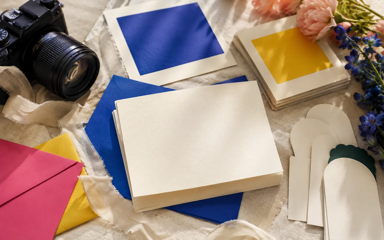 Save-the-date card maker stationery preview